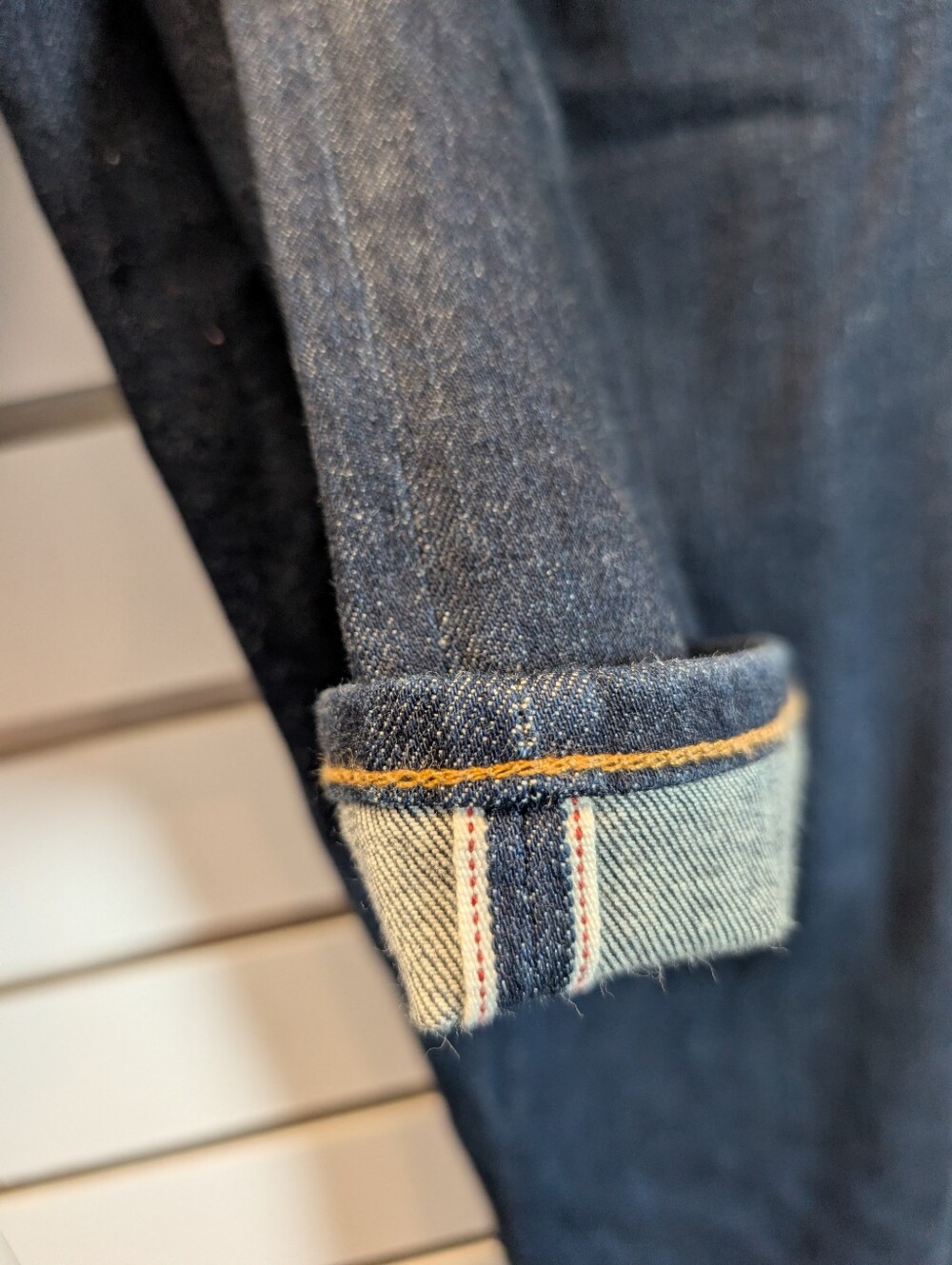 Hiroshi KatoThe Pen Slim 14-Ounce Stretch Selvedge Jeans Indigo Raw Size 32 EUC - Picture 9 of 16